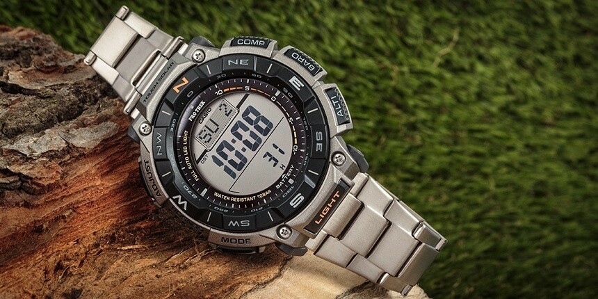 Casio Pro-Trek PRG-340T-7ER Титан мужские часы