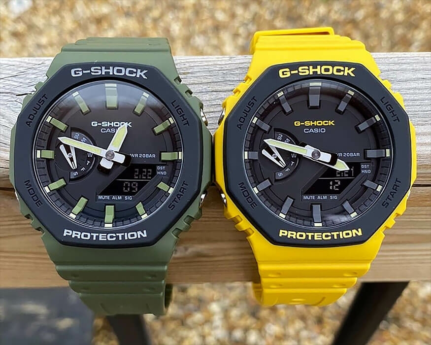 Casio G-Shock GA-2100SU-3A мужские Хаки